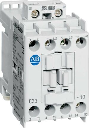 Allen-Bradley 100-C16D10 Contactor | 3P 3PH 600V 16A 120V coil
