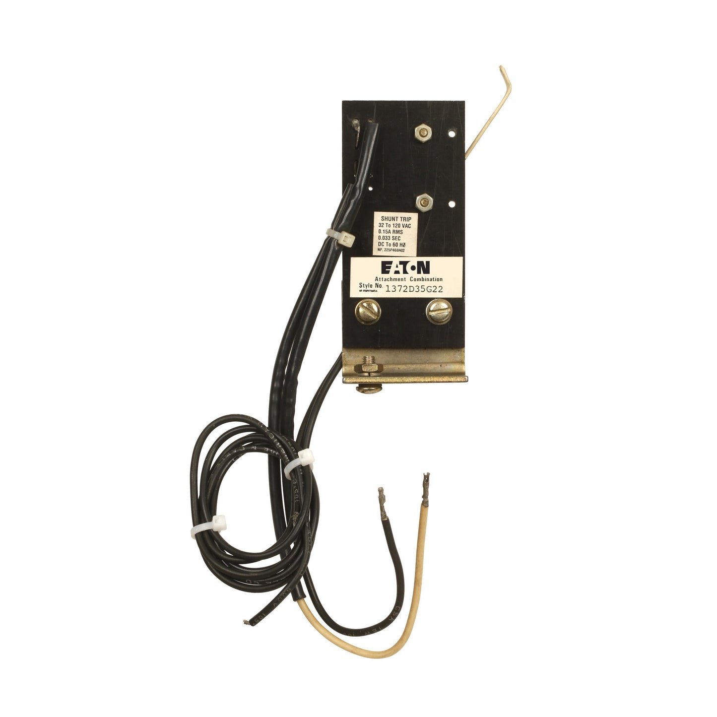 Cutler Hammer 1372D35G06 Circuit Breaker Auxiliary 2A/2B SELTRONIC