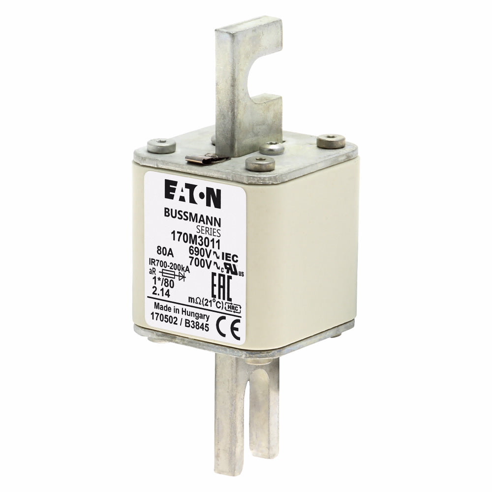 170M3011 Bussmann Low Voltage Fuse
690V 80A Fuse - Essential Electric Supply