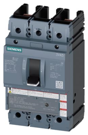Siemens 3VA5225-5ED31-0AA0 Circuit Breaker | 600V 250A 3P 35kA@480V Feed-Thru 3VA