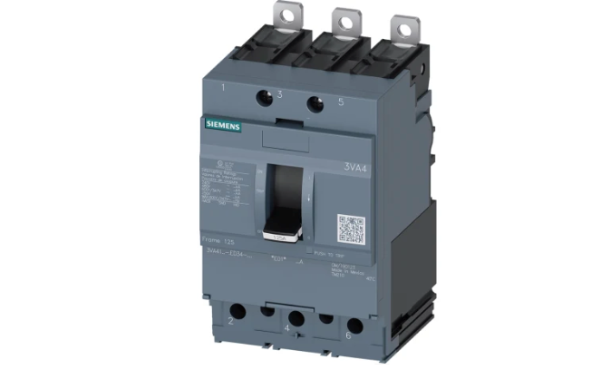 Siemens 3VA4120-43D34-0AA0 Circuit Breaker | 600V 20A 3P 25kA@480VA Bolt-On 3VA