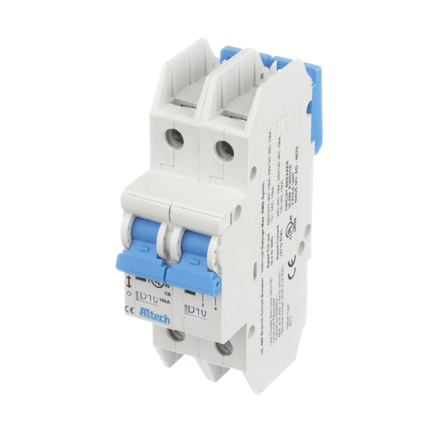 Altech Corp 2DU10L Molded Case Circuit Breaker