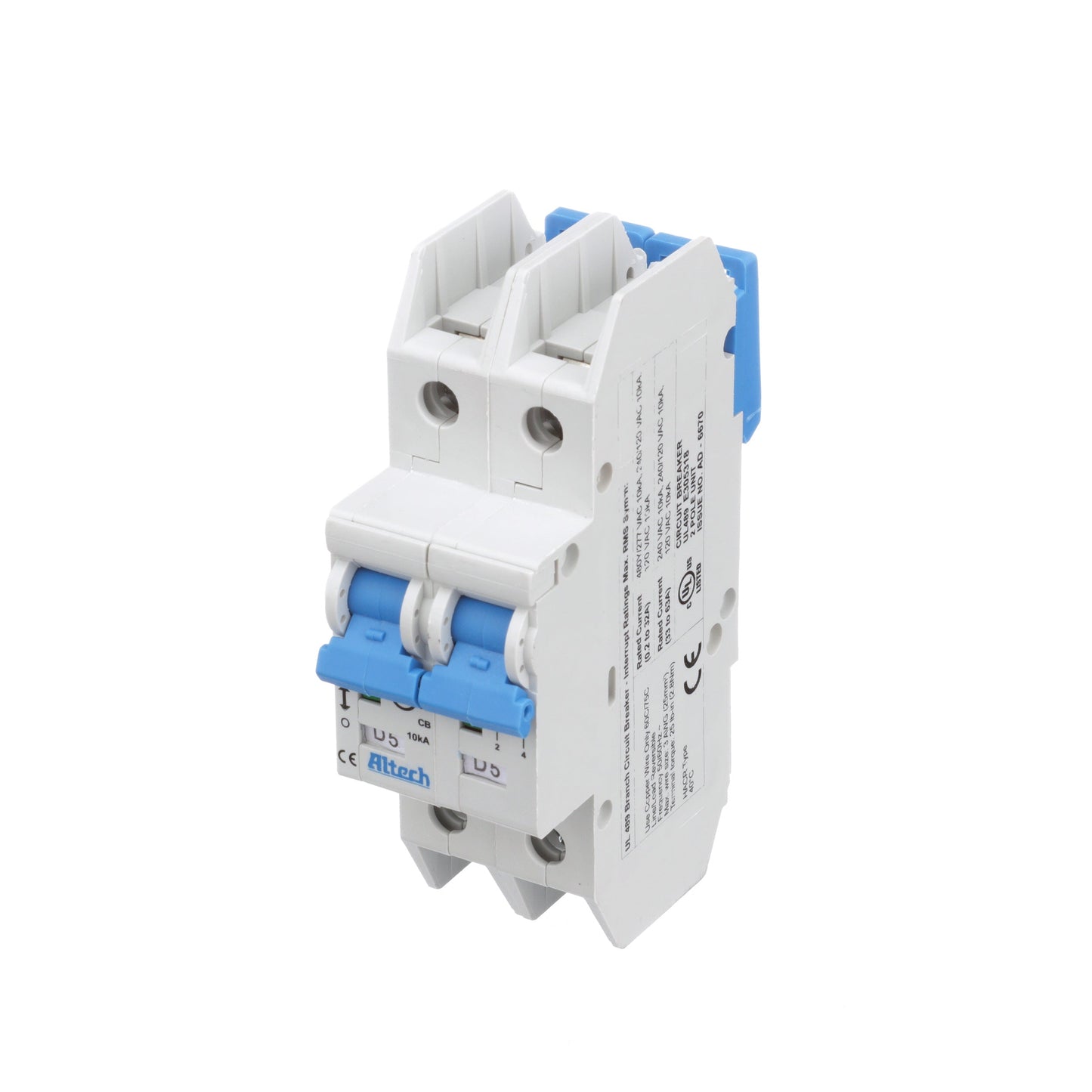Altech Corp 2DU5L Molded Case Circuit Breaker