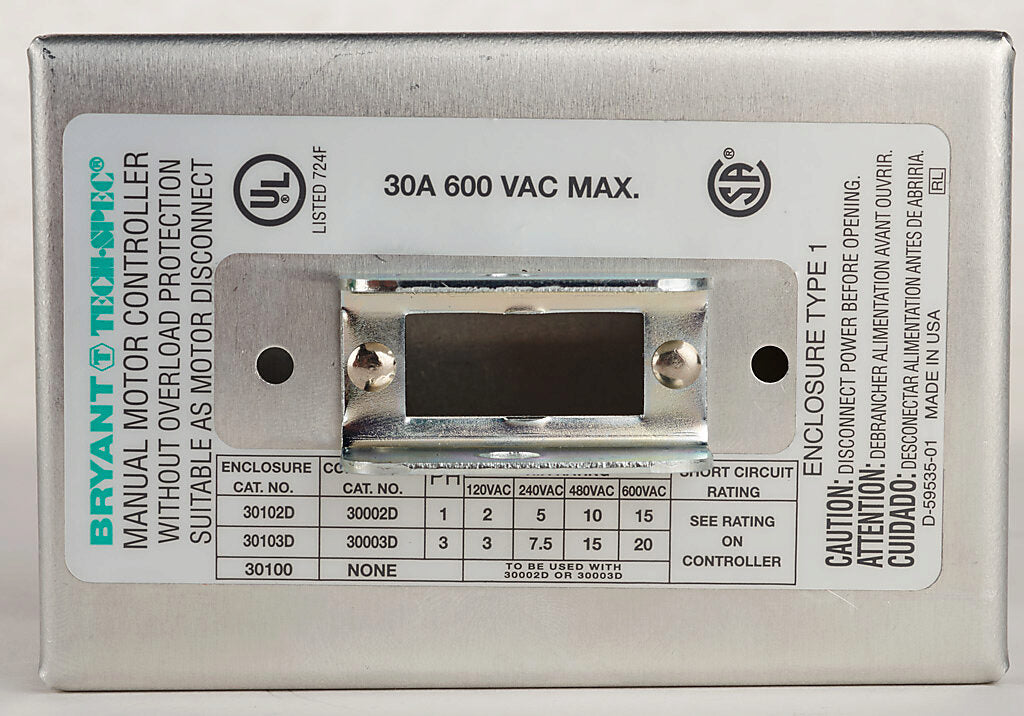 OZ/Gedney 30100 Circuit Breaker Enclosure