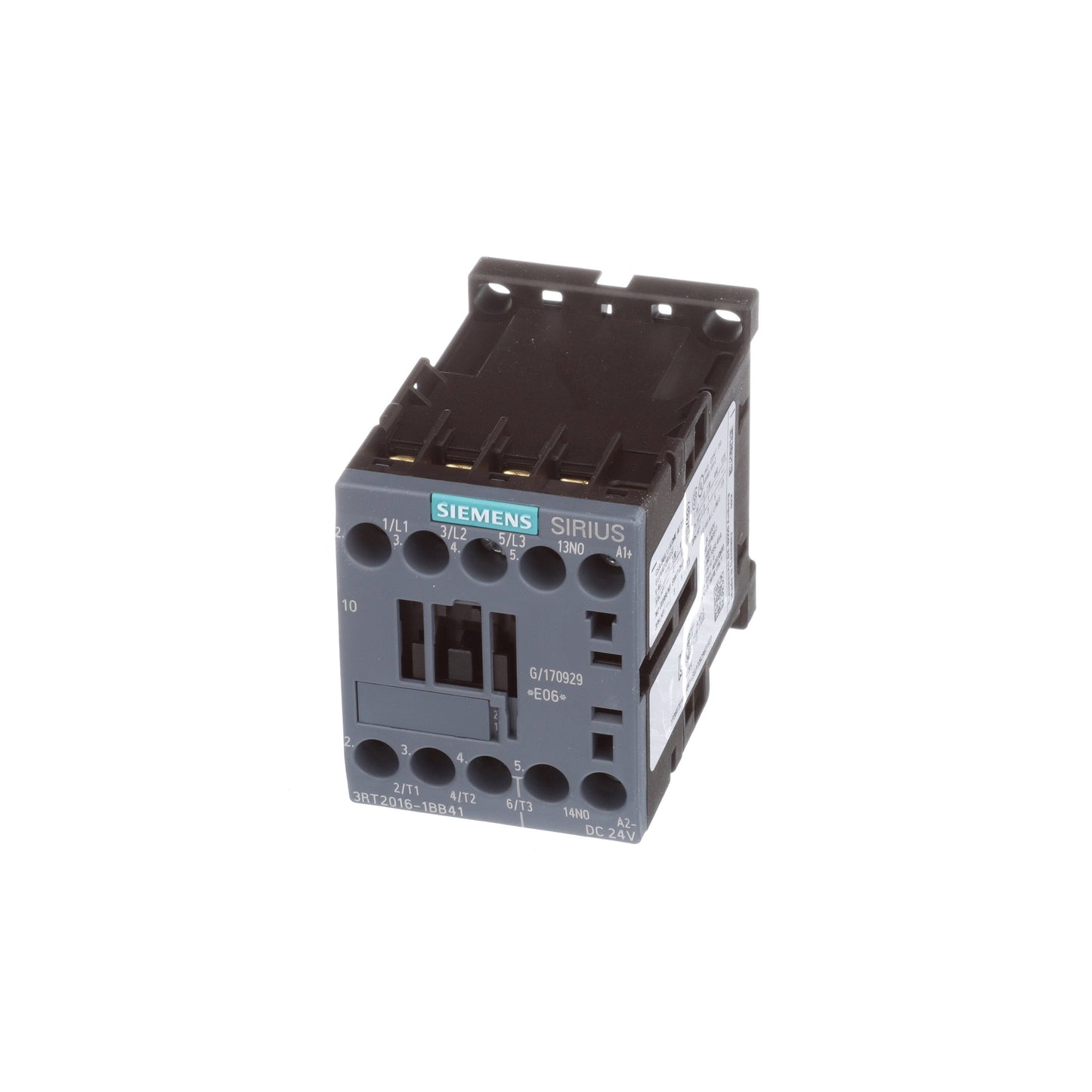 Siemens 3RT20161BB41 Contactors | 9 A 4 kW/400 V 24 V DC 3RT Series