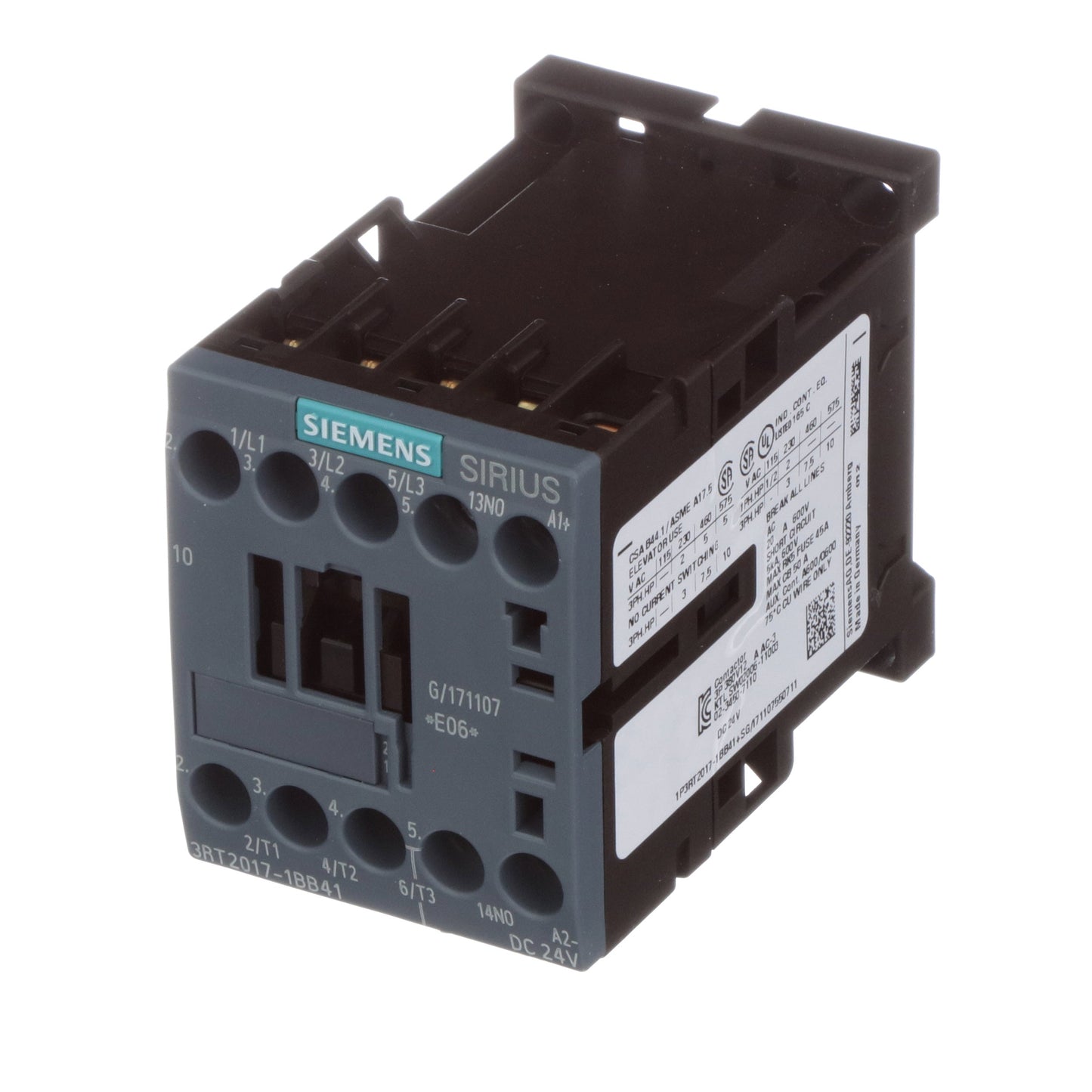 Siemens 3RT20171BB41 Contactors