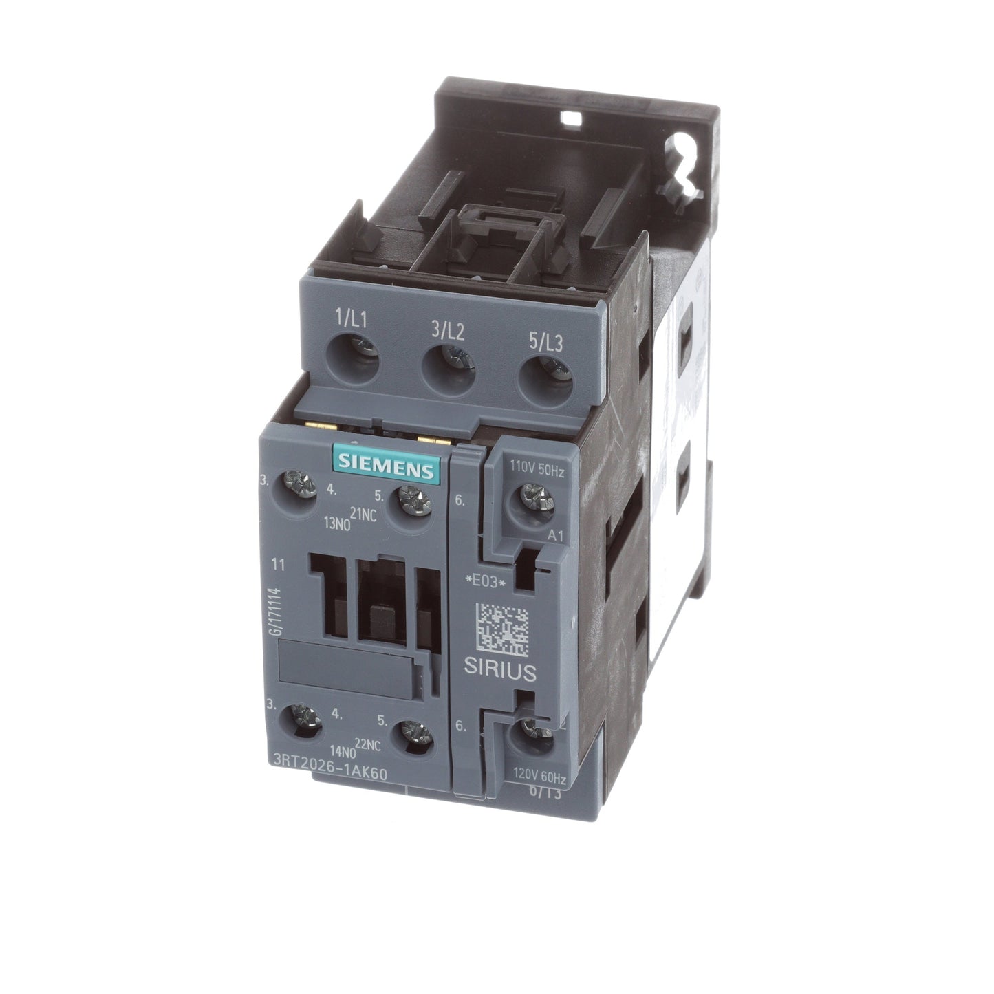 Siemens 3RT20261AK60 Contactor | 3P 3PH 600V 800A 100kA@480V Draw-Out Solid State