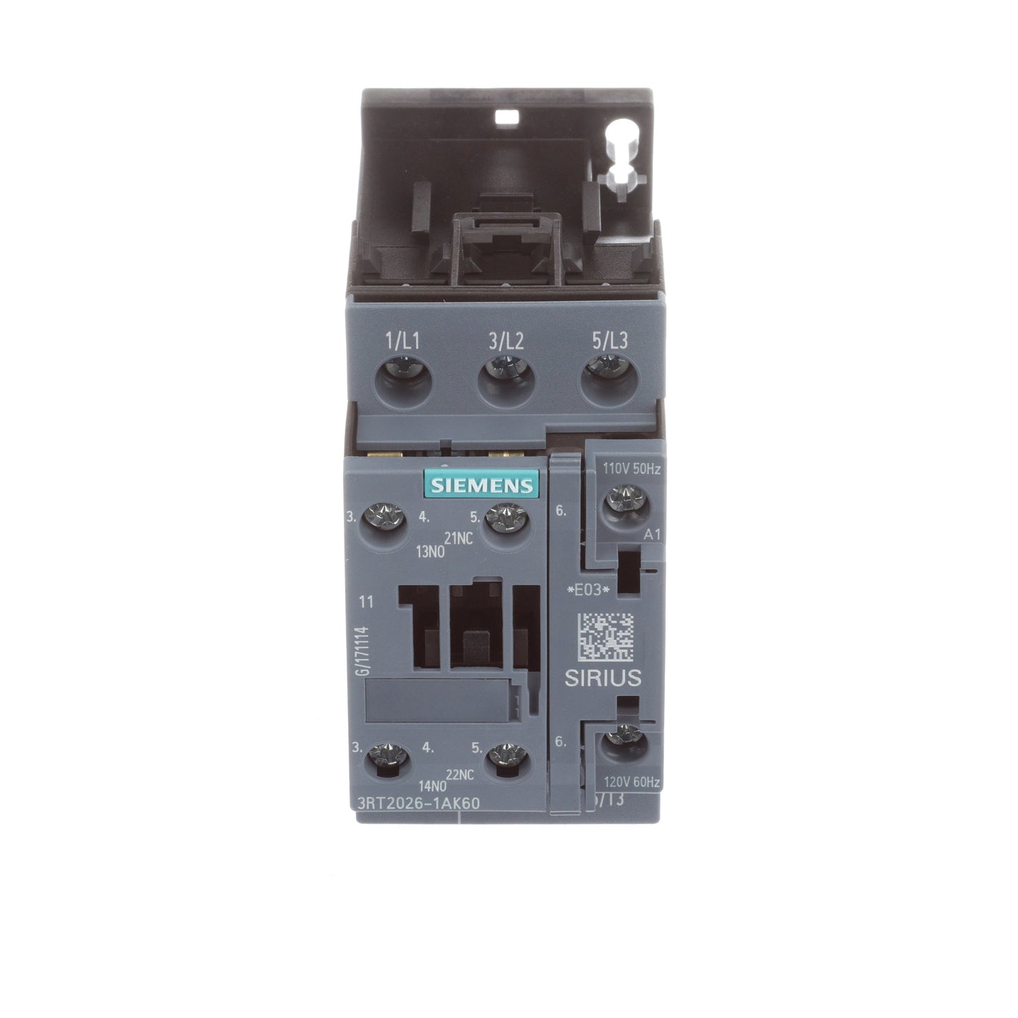 Siemens 3RT20261AK60 Contactor | 3P 3PH 600V 800A 100kA@480V Draw-Out Solid State