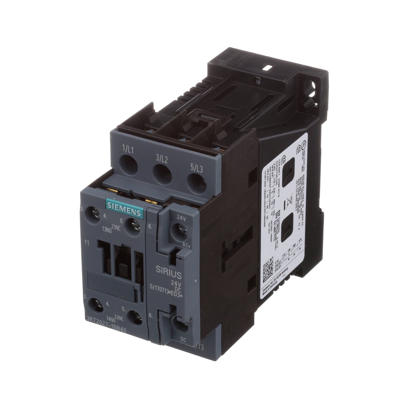Siemens 3RT20271BB40 Contactors 3RT2