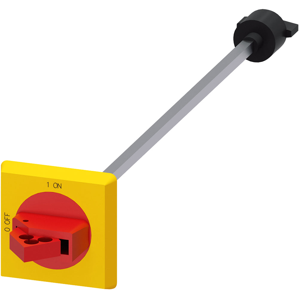 Siemens 3RV29260L DR-CPLG RTRY MCHM | 330mm Shaft Length Red/Yellow Rotary Handle UL CSA CE Eac IP64 Size S00/S0/S2/S3