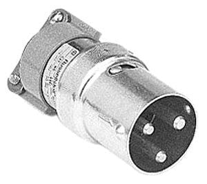 Russellstoll 4268BC EX-PRF PLUG | Steel Aluminum 1-1/4 Inch 4 Wire 480VAC 30/60A 3P Class I Div 1 Group C D