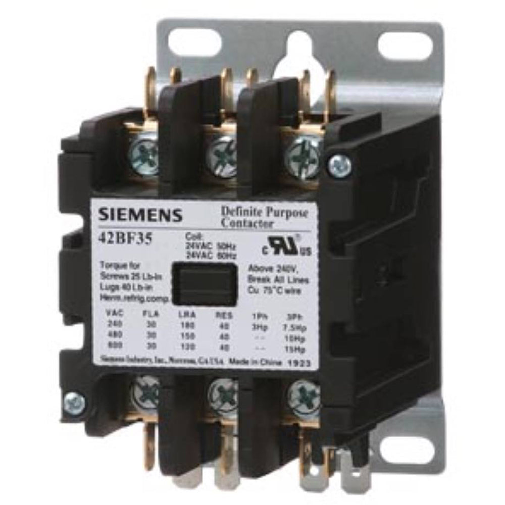 Siemens 42BF35AL Contactor | 3P 3Ph 600V 30A Class 42