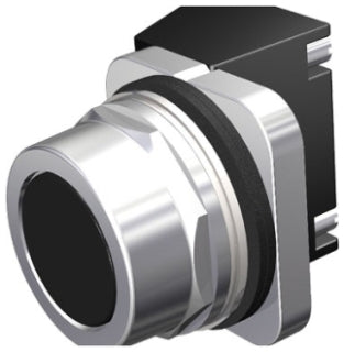 Siemens 52PA8A1A Heavy-Duty Pushbutton Unit | 30mm Black Flush Cap 1NO-1NC