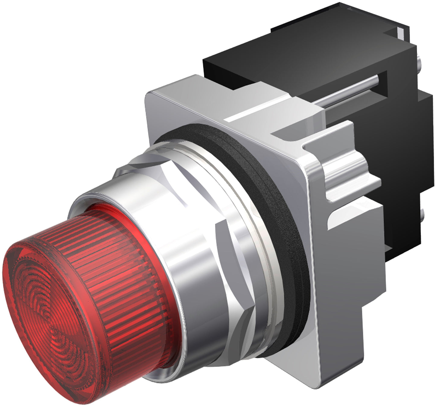 SIE 52PL4G2XB PILOT INDICATOR LIGHT | 30 mm Size LED Lamp Type 120 VAC Transformer Lamp Input Type Red Lens Color 52 Model