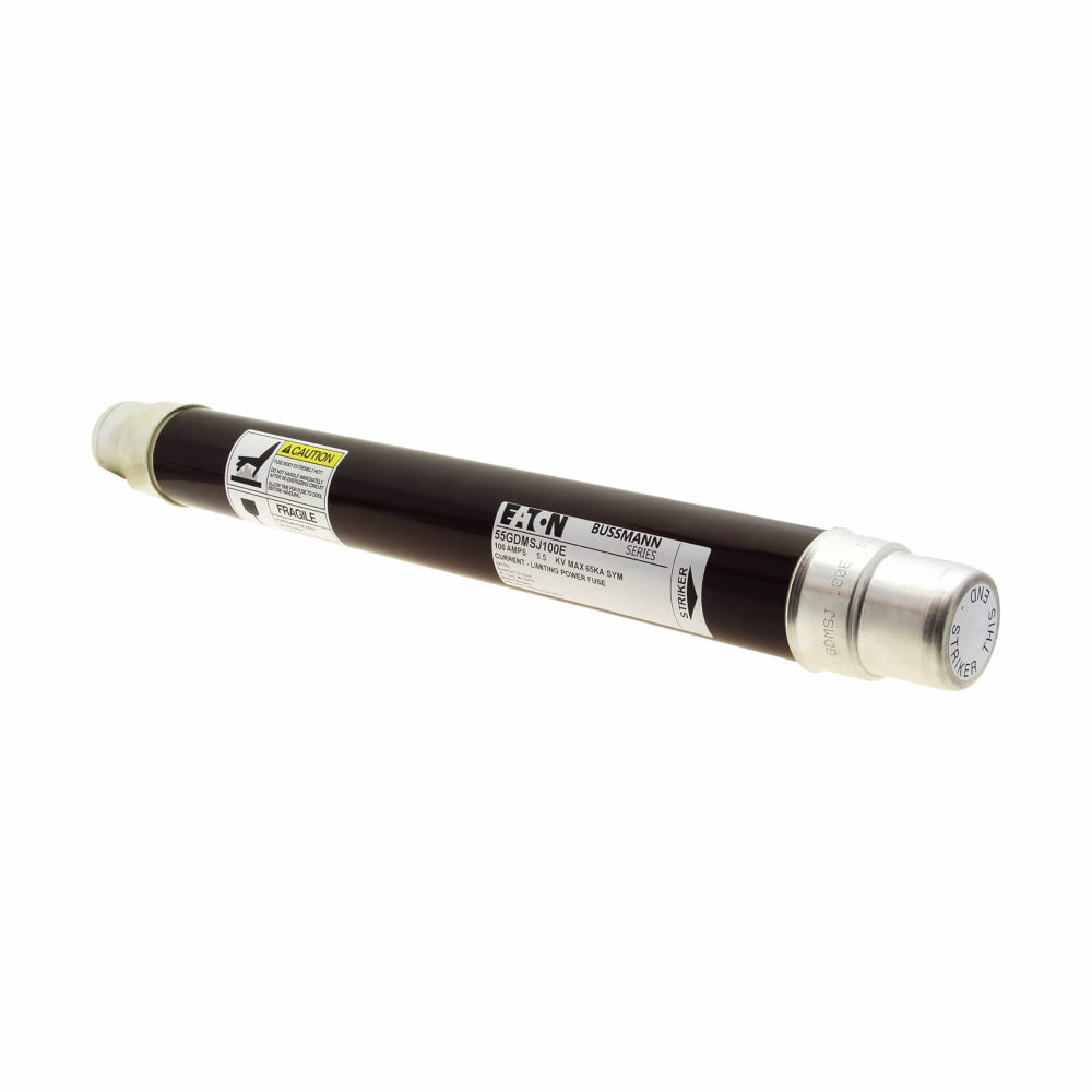 55GDMSJ100E Bussmann Medium Voltage Fuse 5500V 100A Fuse - Essential Electric Supply