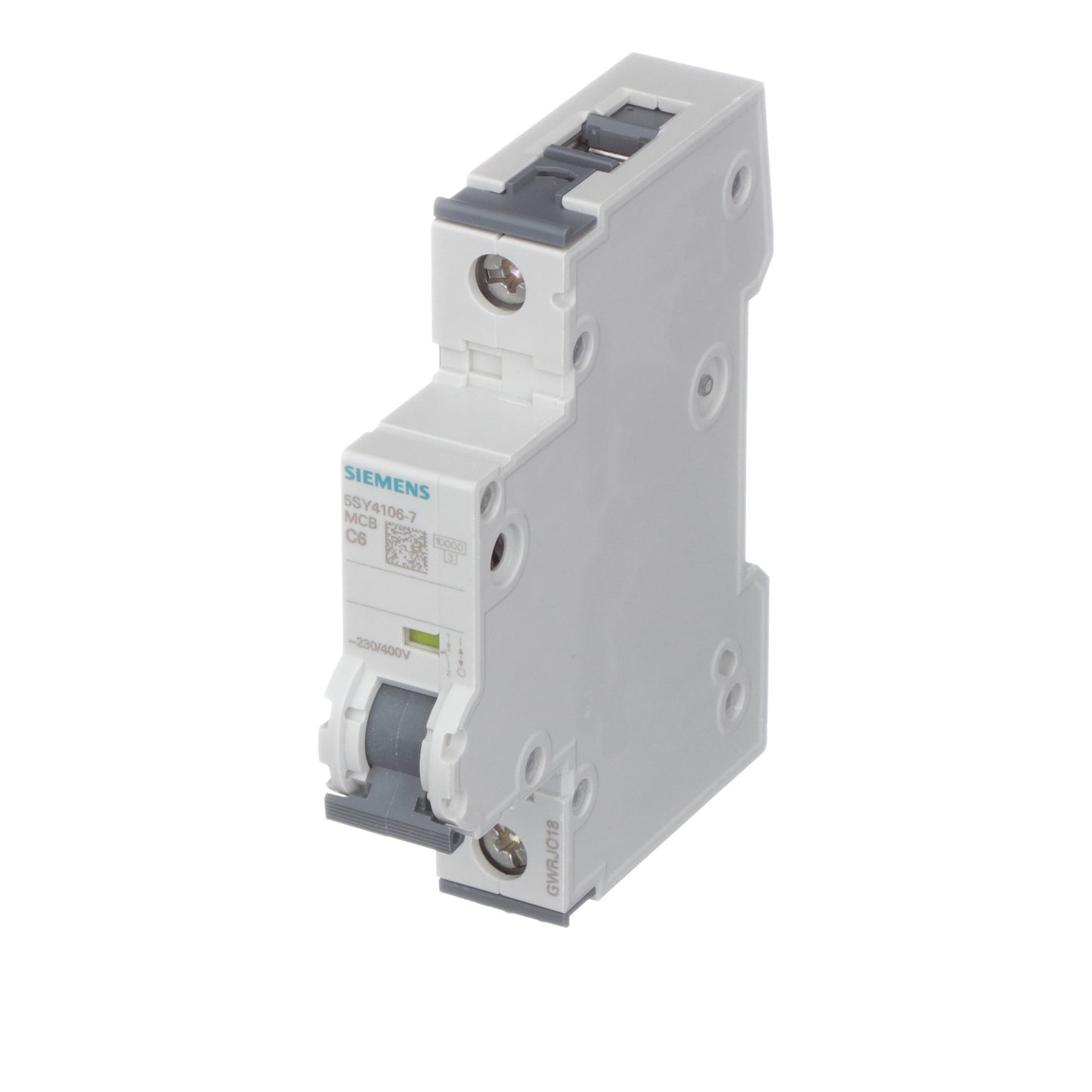 Siemens 5SY4106-7 Circuit Breaker | 400V 8A 1P 10kA@230V Feed-Thru 5SY Series