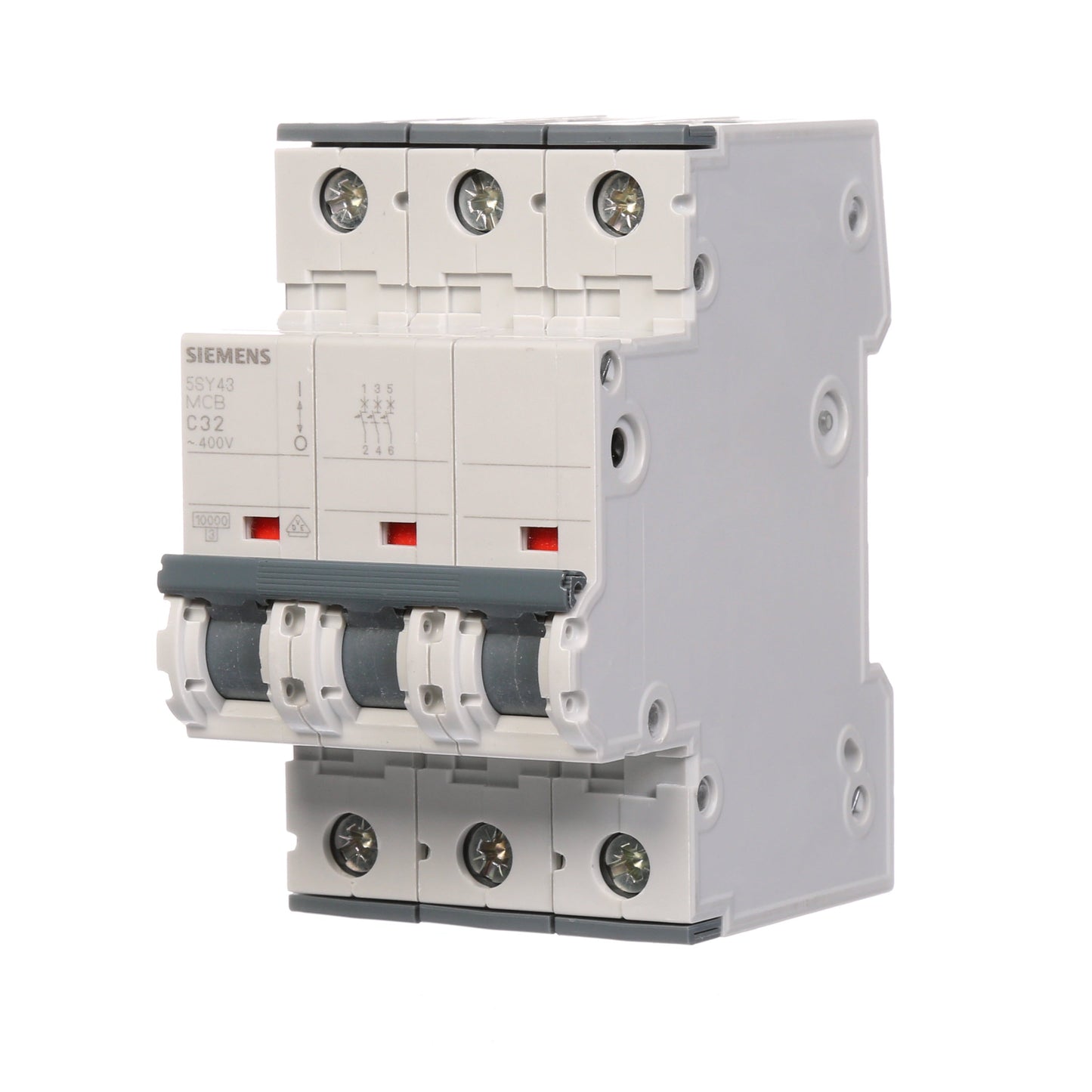 Siemens 5SY4332-7 Circuit Breaker | 3P 400V 32A 10kA@400V Thermal Magnetic 5SY Series