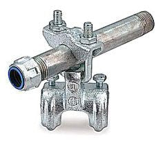 Thomas & Betts 6218 Cable Tray Grounding Clamp | Bolt-On Clamp for 3-1/2 to 4 Inch Conduit