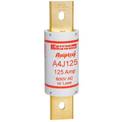 Mersen A4J125 Low Voltage Fuse | 600V 125A 200kA@600V Amp-Trap