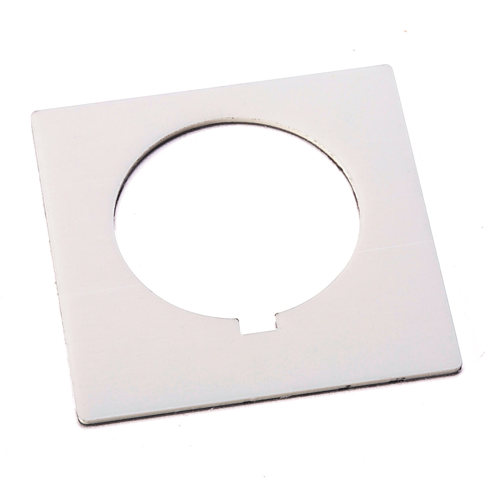 Allen-Bradley 800H-W100 Legend Plate Electrical Accessory | Blank Grey 30mm Push Button 800H