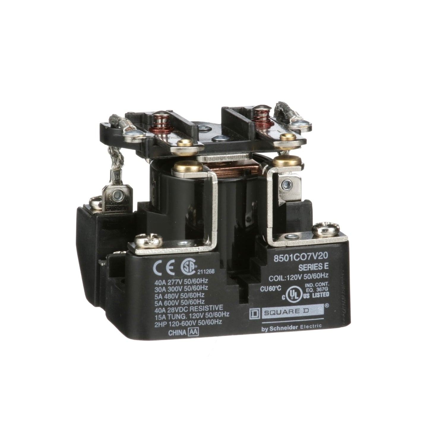 Square D 8501CO7V20 Motor Control Relays Class 8501