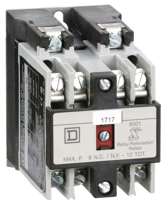 Square D 8501XO20V02 Control Relay | 600V 700A 2P Class 8501, Type X