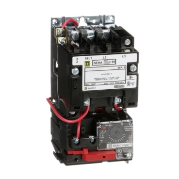 8536SAO12V03H30 Square D Class 8536 Motor Starter 3 pole 3 phase 6V 9A 220V coil - Essential Electric Supply