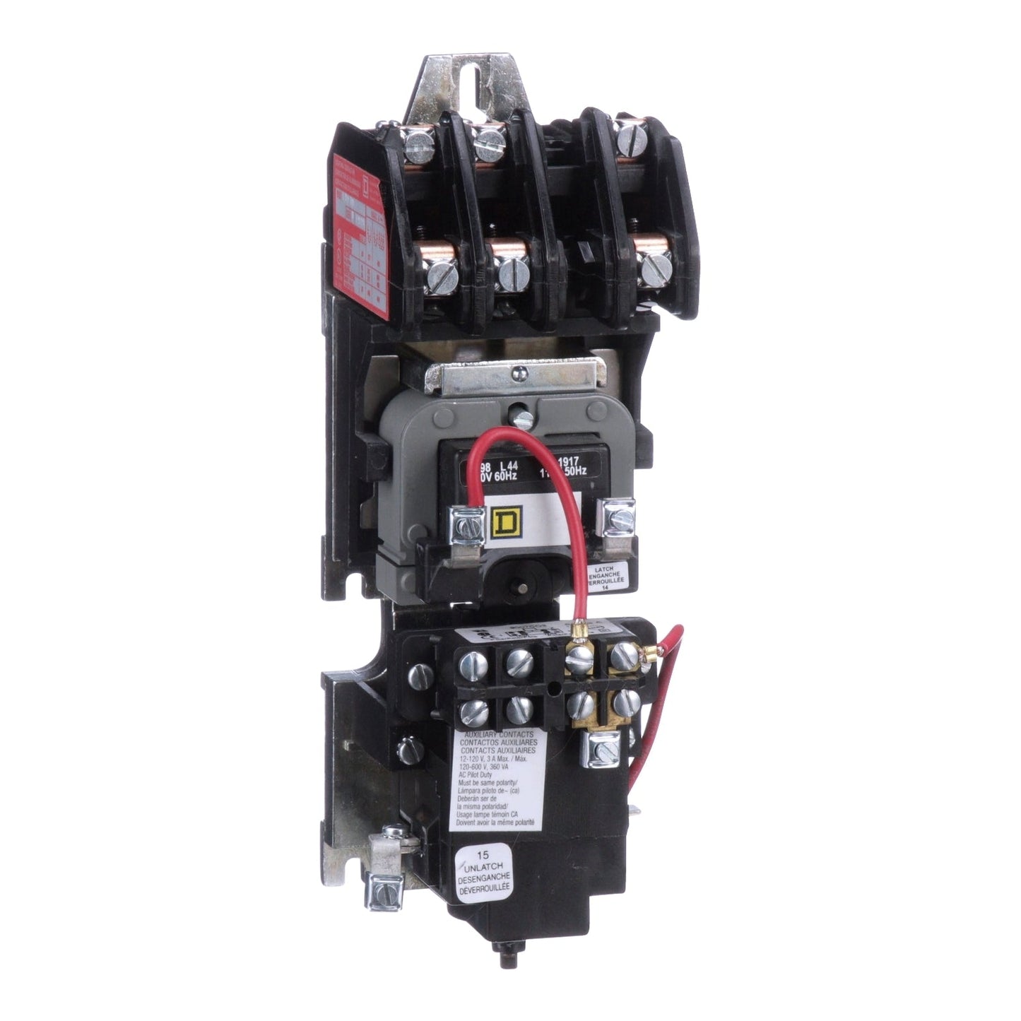8903LXO30V04 Square D Class 8903 Contactor 3 pole 3 phase 600V 30A - Essential Electric Supply