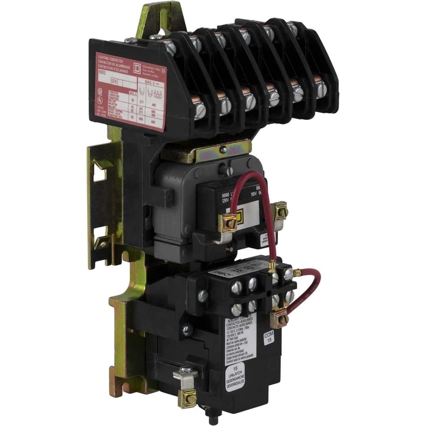 8903LXO60V03 Square D Class 8903 Contactor 6 pole 6V 3A 220V coil - Essential Electric Supply