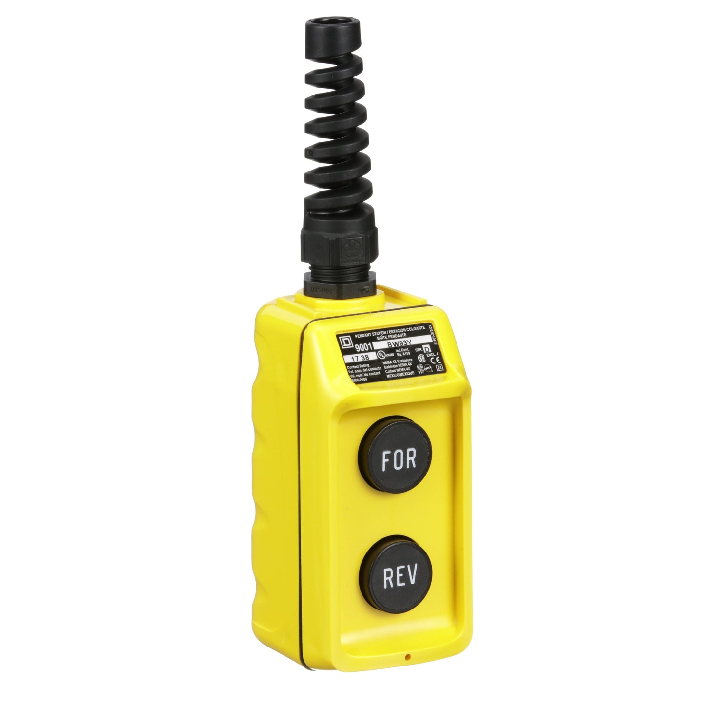 Square D 9001BW93Y Control Stations | 600 VAC 5 A 9001B Series