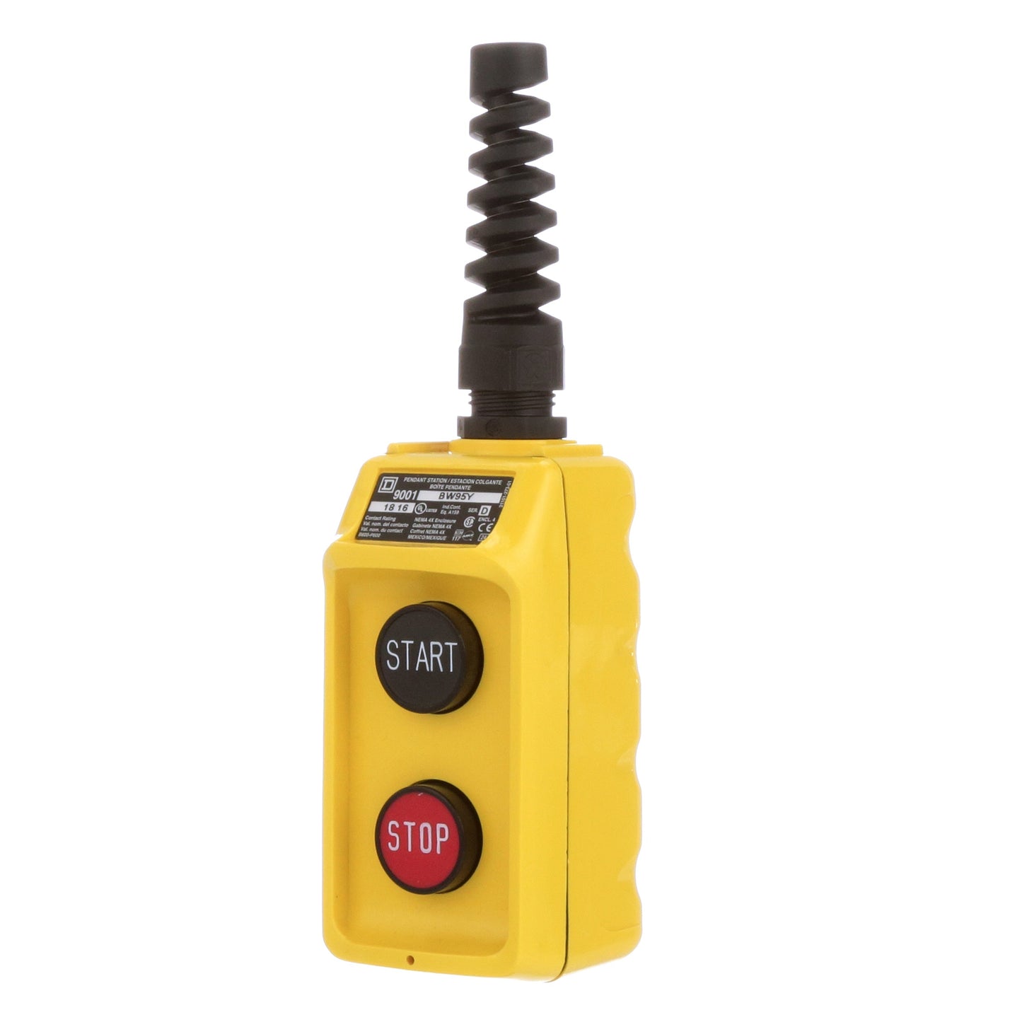 Square D 9001BW95Y Control Stations | 5A 600VAC/VDC 9001 Series
