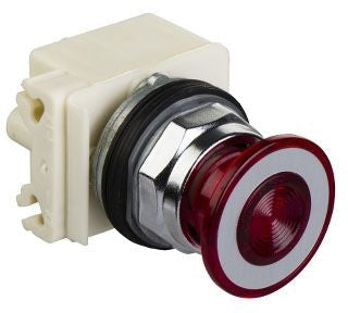 Square D 9001KR9P1RH2 Automation Luminous Red Push Button Component