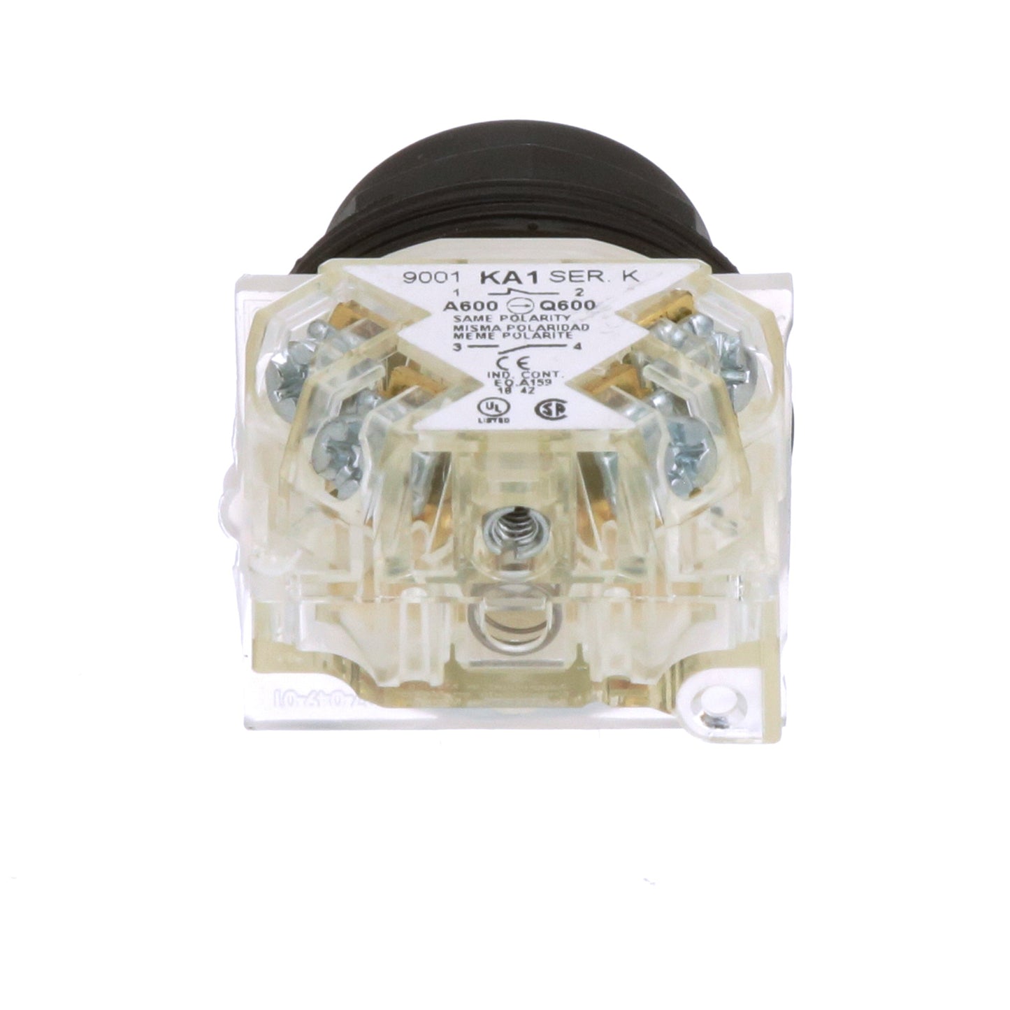 Square D 9001SKR1GH13 Push button switch | 30mm green flush spring return 9001SK