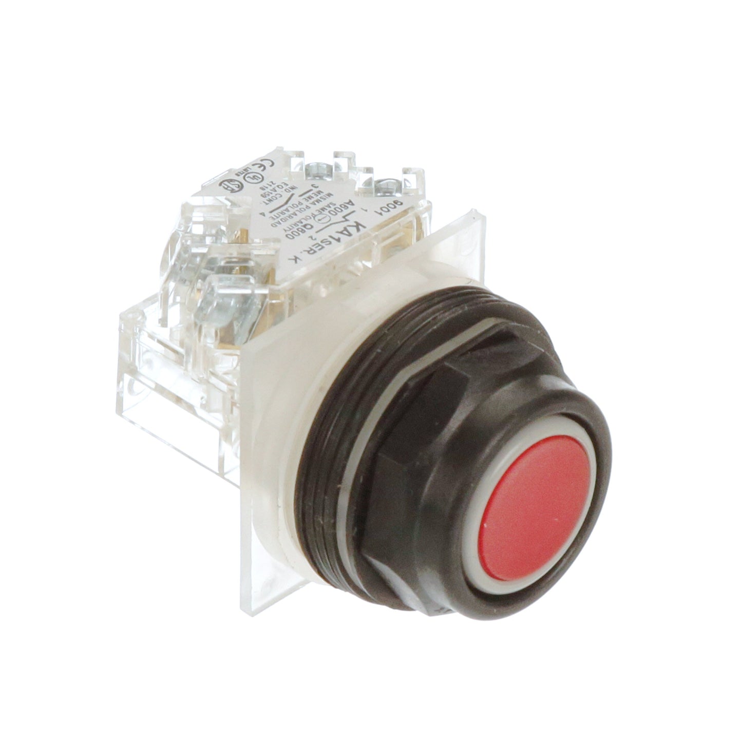 Square D 9001SKR1RH13 Push Button Switch | 30mm Red Spring Return Harmony 9001SK