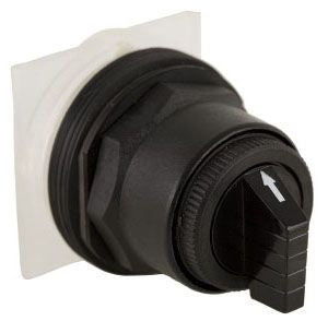 Square D 9001SKS6 Selector Switch Head | Heavy-Duty Industrial Applications Automatic Self-Grounding Modular Design Harmony 9001SK Series