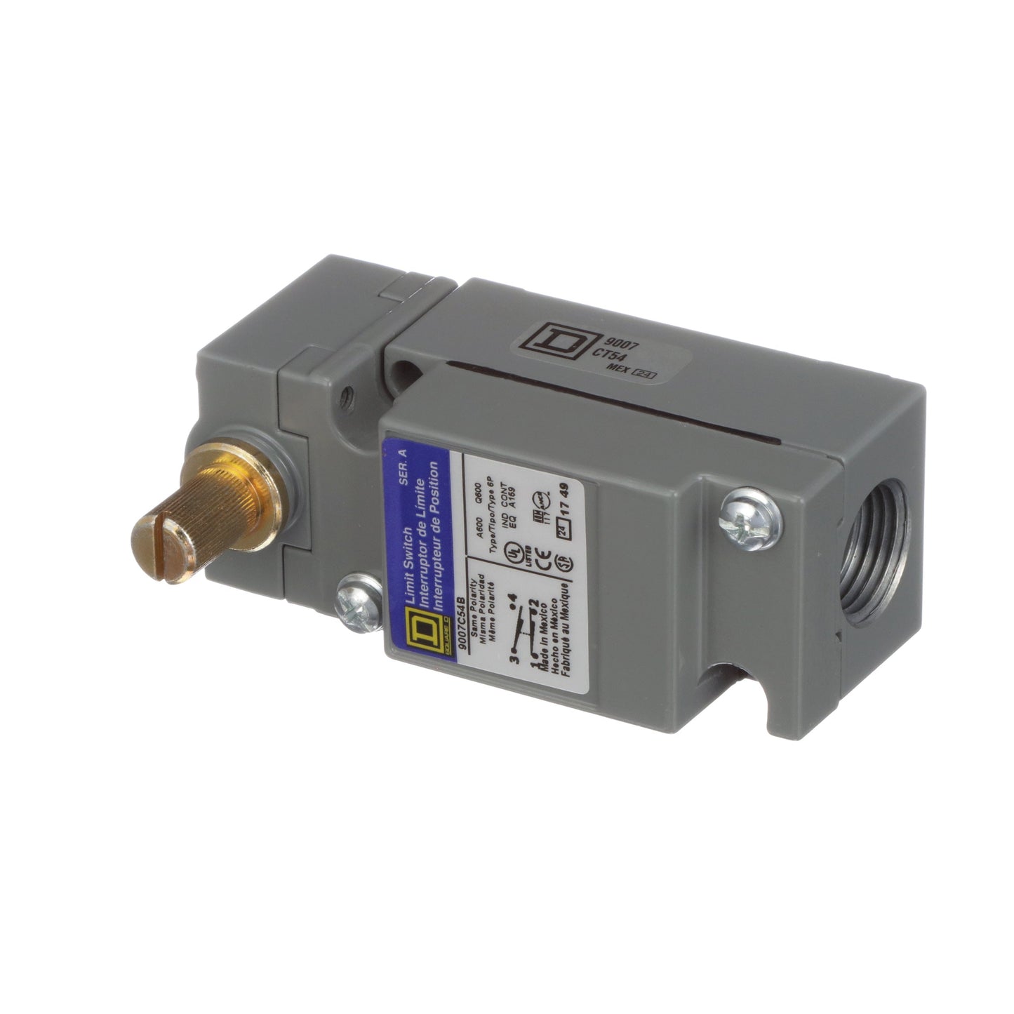 Telemecanique 9007C54B Automation Switch | 600V 10A 9007C