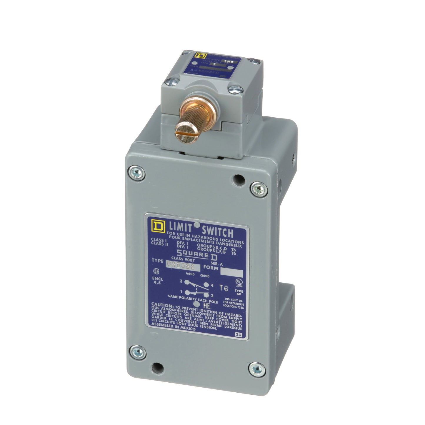 Telemecanique 9007CR53B2 Limit Switch | 600 Volt 9007C Series