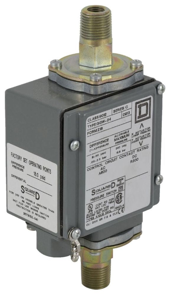 Telemecanique 9012GGW4 Pressure switch 9012G