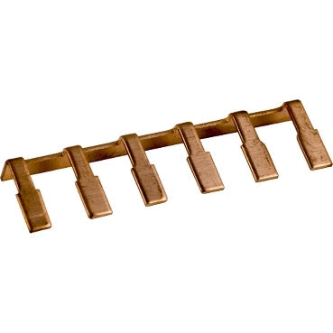 Square D 9080GH73 Terminal Block 6-Pole Jumper DIN 3 Track Mounting