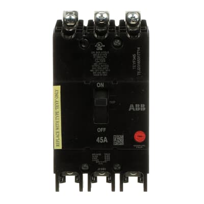 General Electric TEYF345 Circuit Breaker | 480V 45A 3P 18kA@480V Bolt-On