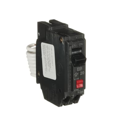 General Electric THHQL1120GFT Circuit Breaker | 120V 20A 1P 22kA@120V Plug-In Q-Line