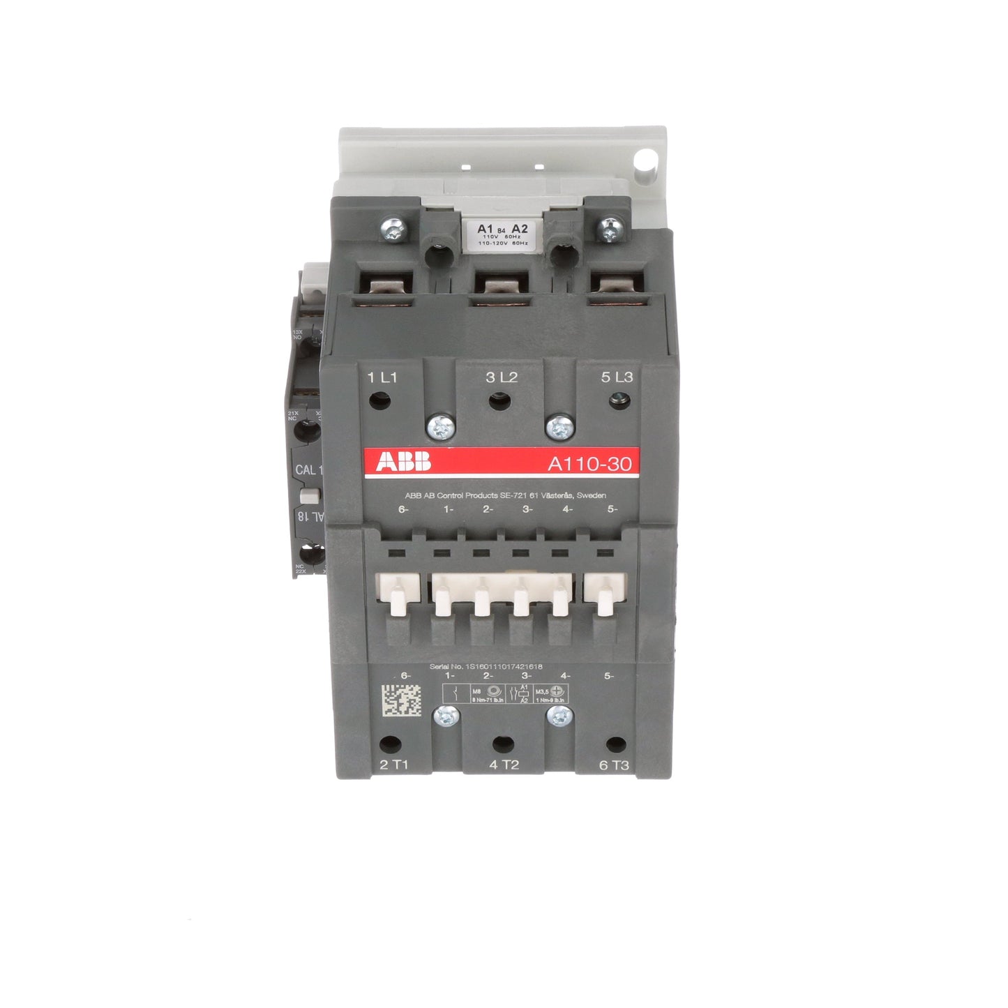 ABB A110-30-11-84 Contactor | 3P 3PH 600V 110A 110V Coil A-Line