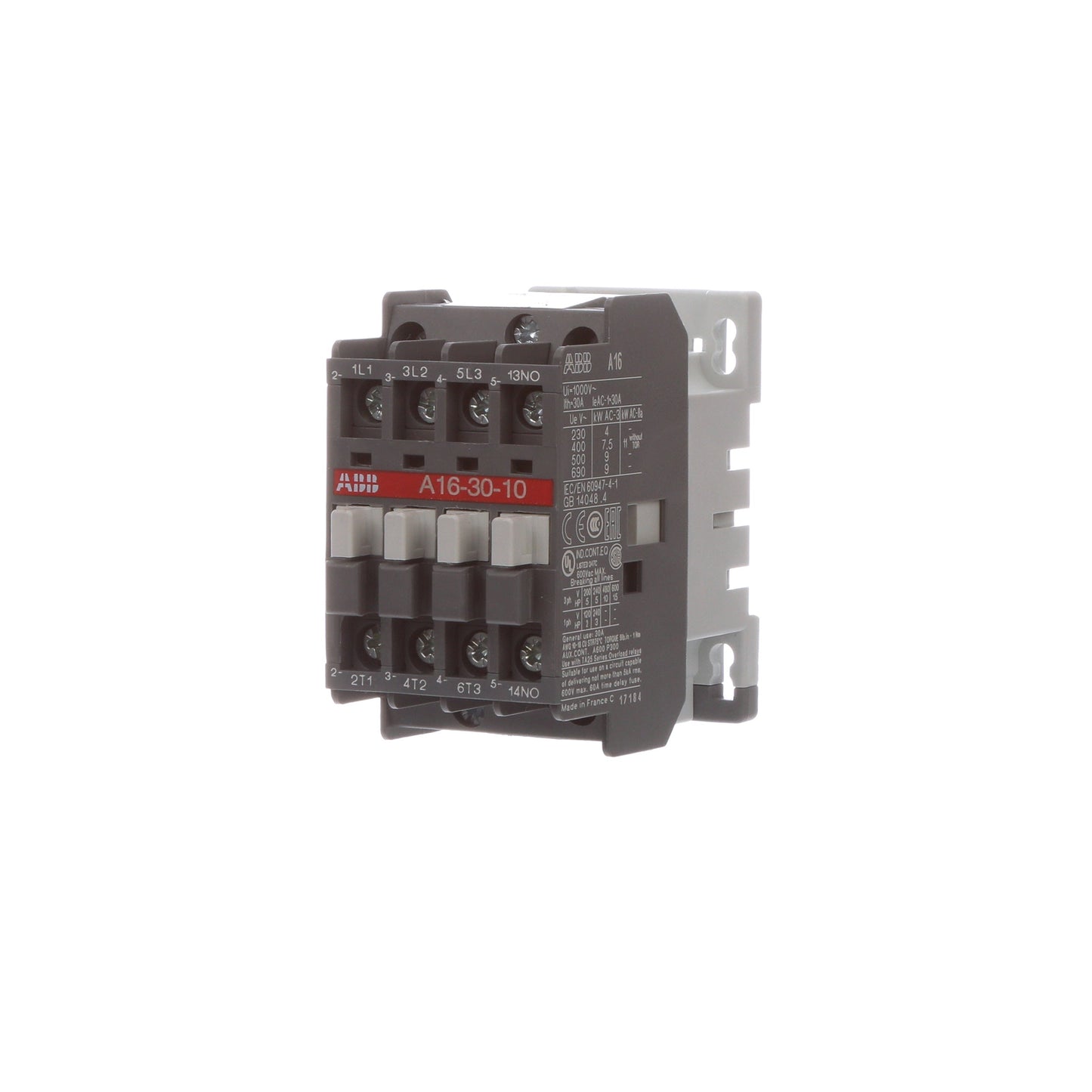 ABB A16-30-10-81 Contactor | 3 phase 24V coil A-Line