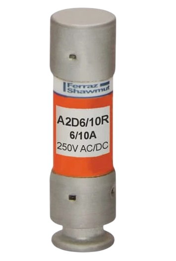 Mersen, Ferraz Shawmut A2D5-6/10R Fuse | 250V 5A