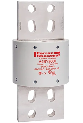 Mersen A4BY3000-55AK Fuse Part | 600V 3000A 200kA@600V Amp-Trap