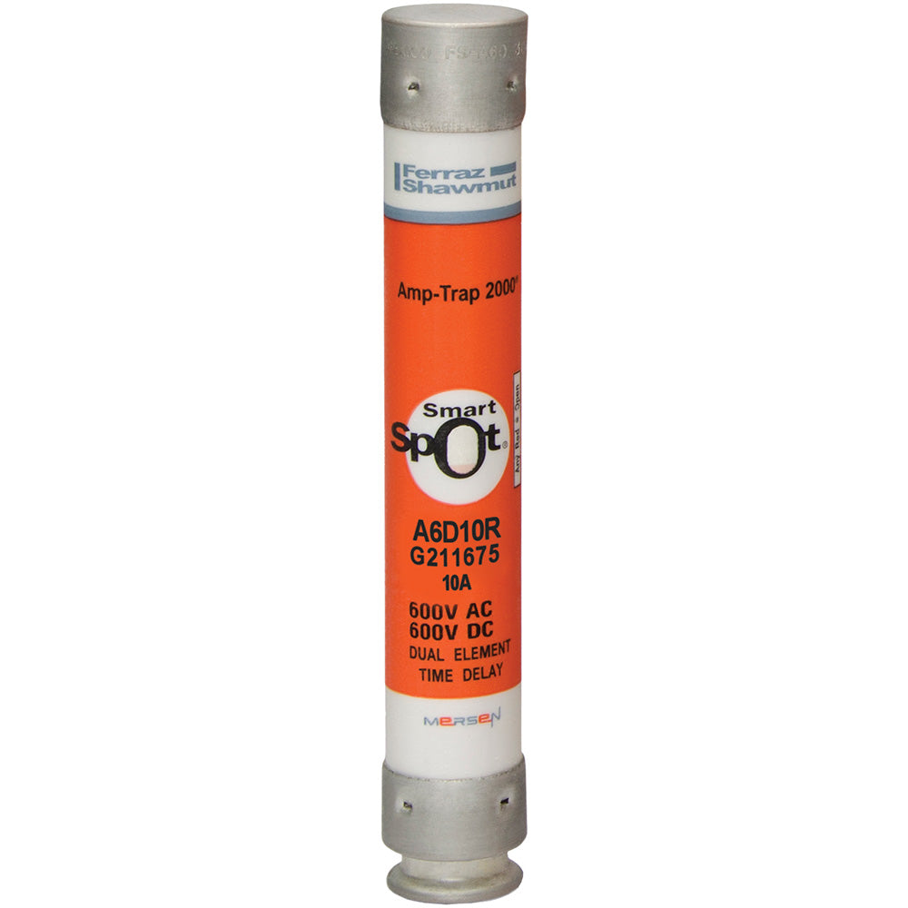 Mersen A6D10R Low Voltage Fuse | 600V 10A 200kA@600V RK1 Amp-Trap 2000