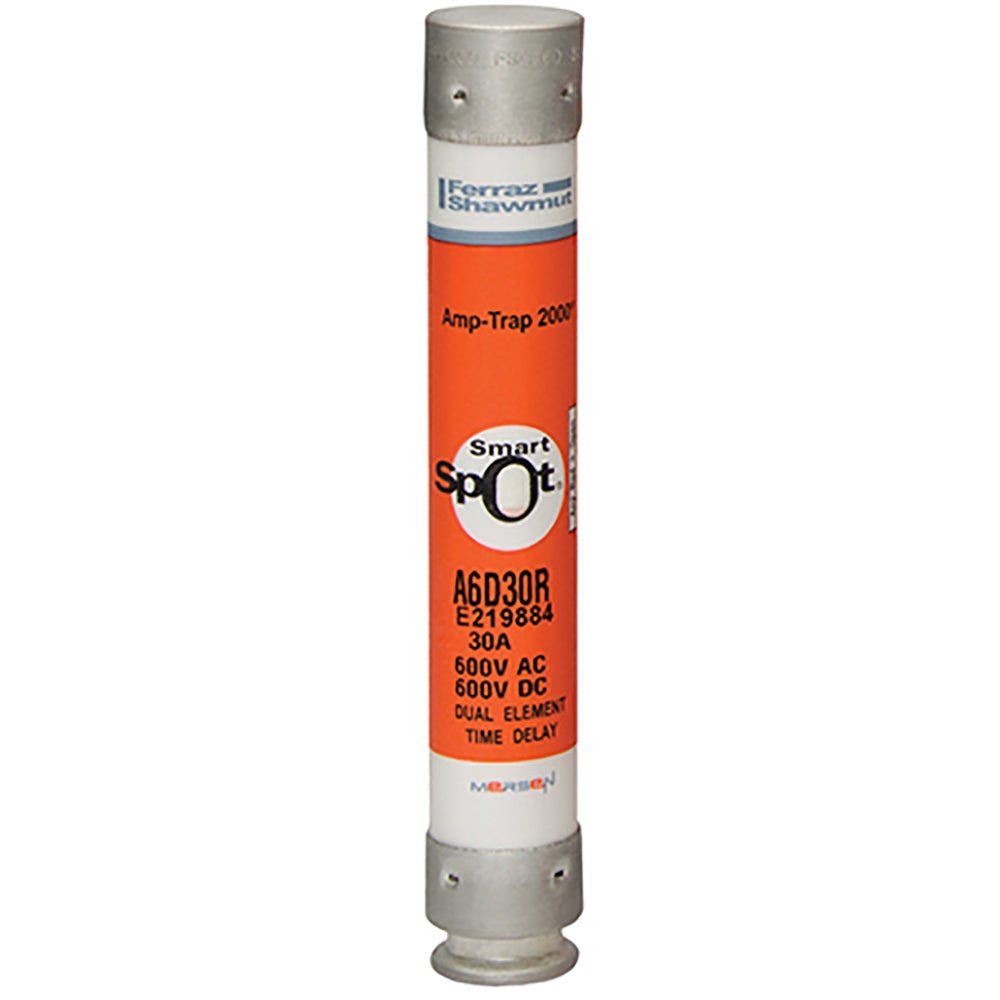 Mersen A6D30R Low Voltage Fuse | 600V 30A 200kA@600V RK1 Amp-Trap 2000