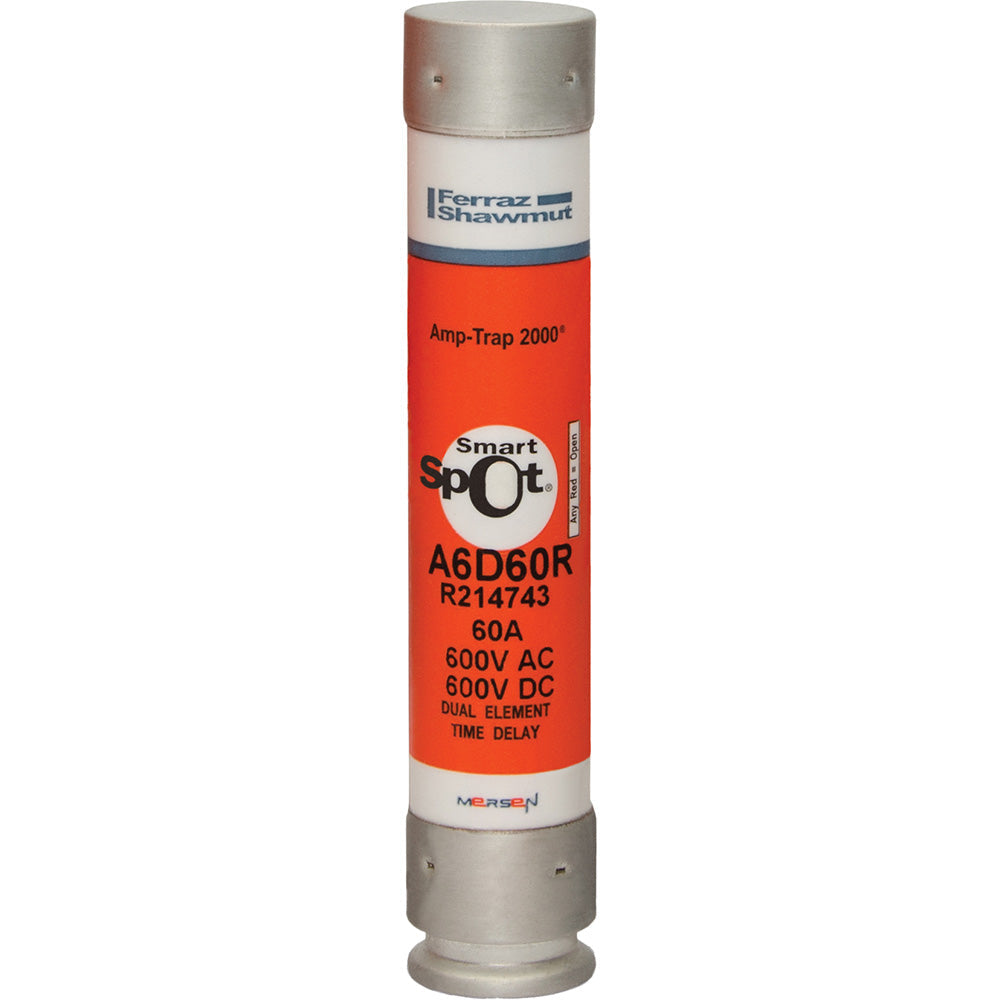 Mersen A6D60R Low Voltage Fuse | 600V 60A 200kA@600V RK1 Amp-Trap 2000
