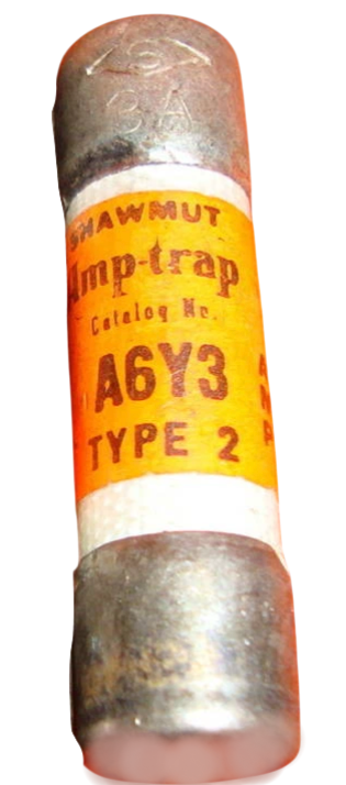 Ferraz Shawmut A6Y3E Low Voltage Fuse | 600V 3A 200kA@600V Amp-Trap