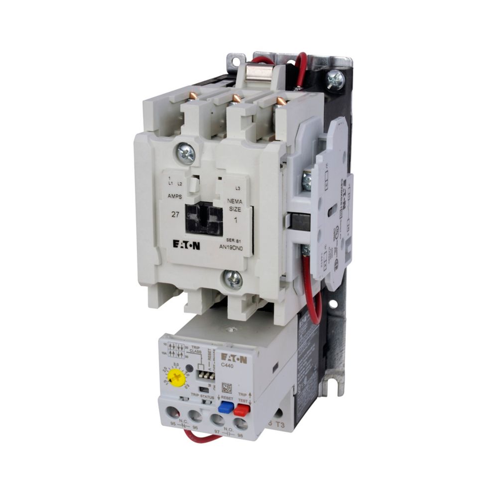 Eaton AN19DN0E5E1P6 Motor Starter | 3 pole 3 phase 600V 27A 208V coil